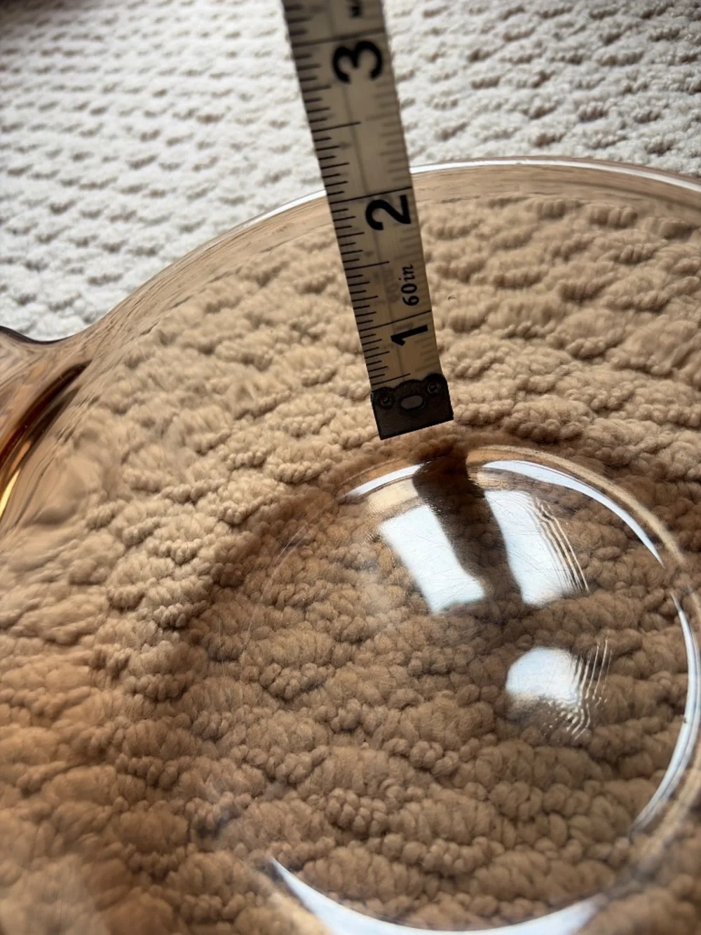 Vision Corning USA Amber Glass Bowl VGC